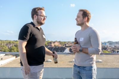 Networking in der Skylounge in Bocholt